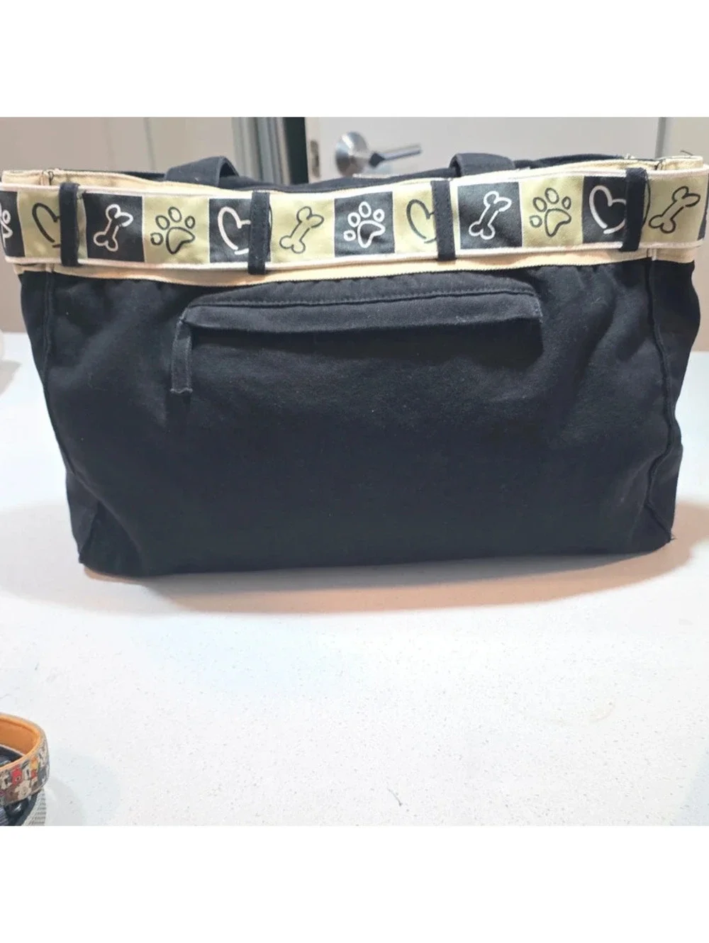 Just BePaws Dog Blessed Canvas Tote Bag with Photo Frames